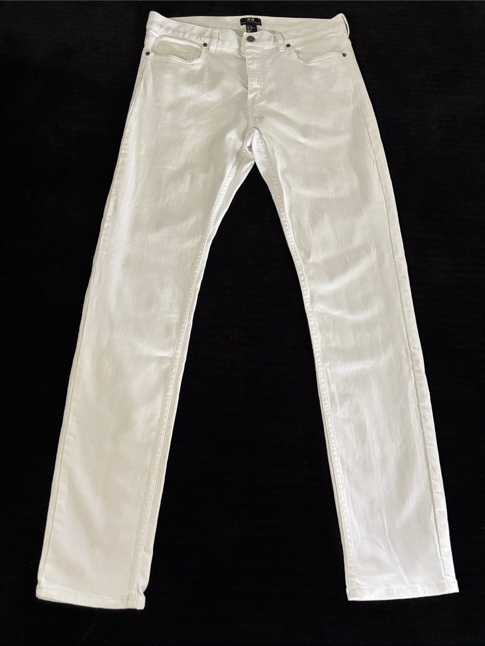H&M Men's White Skinny Jeans